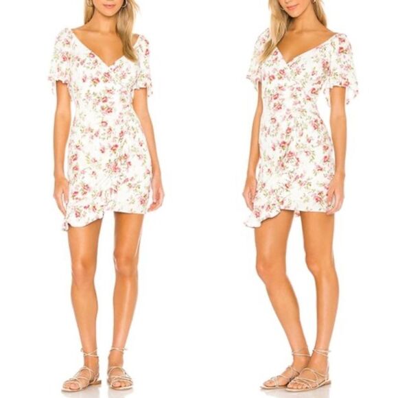 MINKPINK Uncharted Heart Mini Dress  Size S - Picture 1 of 9